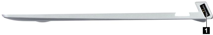 LENOVO MIIX 2 11-59413978 - Vue de droite du dock clavier (sur certains modèles) - 1