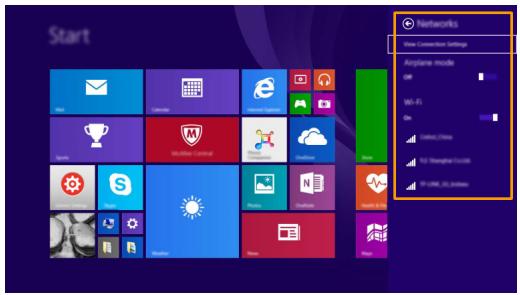 LENOVO YOGA 500 - Connexion à un réseau sans fil - 1