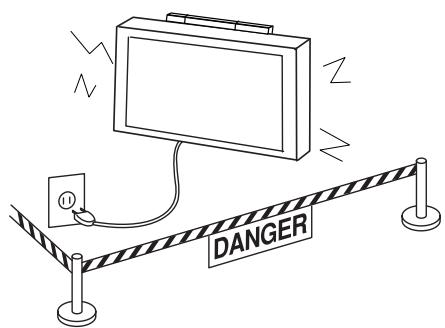 HITACHI 42PMA500 - WARNING - 1