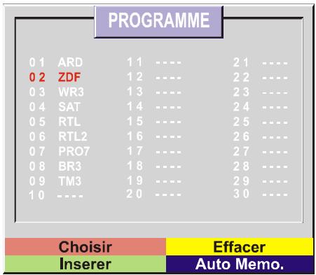 HITACHI C2142S - APS (Recherche Automatique des Chaines) - 3