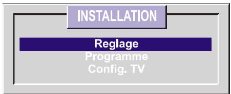 HITACHI CL2142S - MENUD INSTALLATION - 1