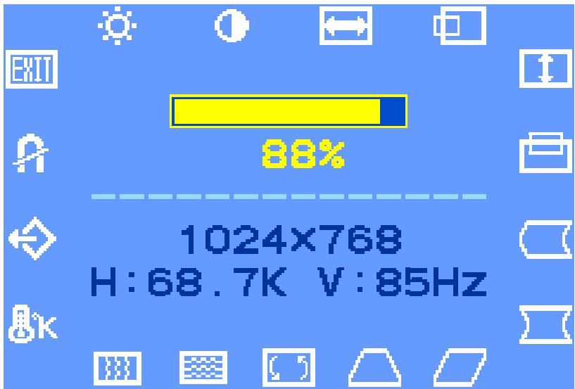 HITACHI CM715ET - MENUDESFONCTIONSOSD - 1