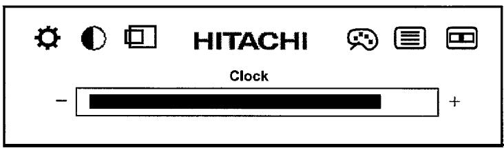 HITACHI CML151XW - Réglage Horloge - 1