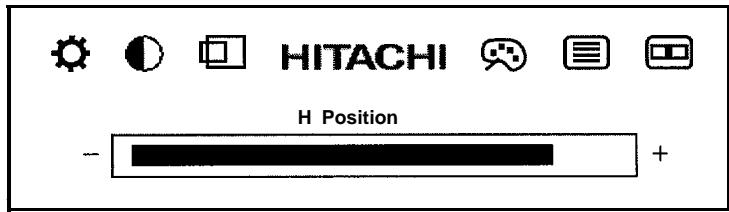 HITACHI CML151XW - Reglage du contraste - 5