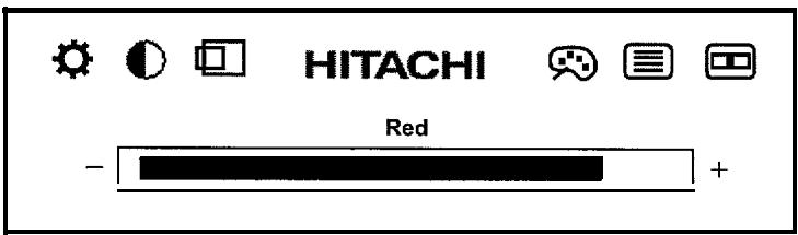 HITACHI CML151XW - RéglageRVB - 2