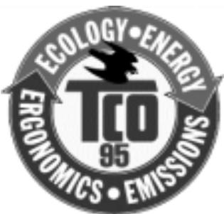 HITACHI CML155XW - TCO'95 STATEMENT - 1