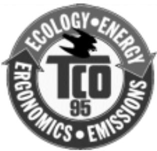 HITACHI CML155XWV PLUS - TCO'95 STATEMENT - 1