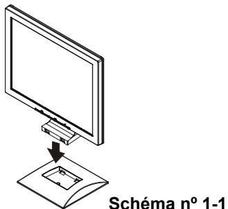 HITACHI CML156XW - Connector le Moniteur LCD et sa Base - 1