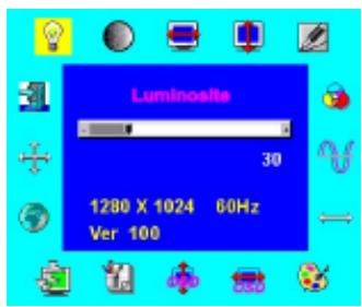 HITACHI CML174SXW2 - Le menu de fonction OSD - 1
