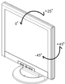 HITACHI CML190SXWB - Réglage de l'angle de vue - 1
