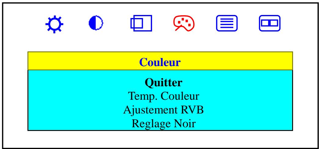 HITACHI CML200UXWB - Effectuer des Réglages dans le Menu OSD - 2