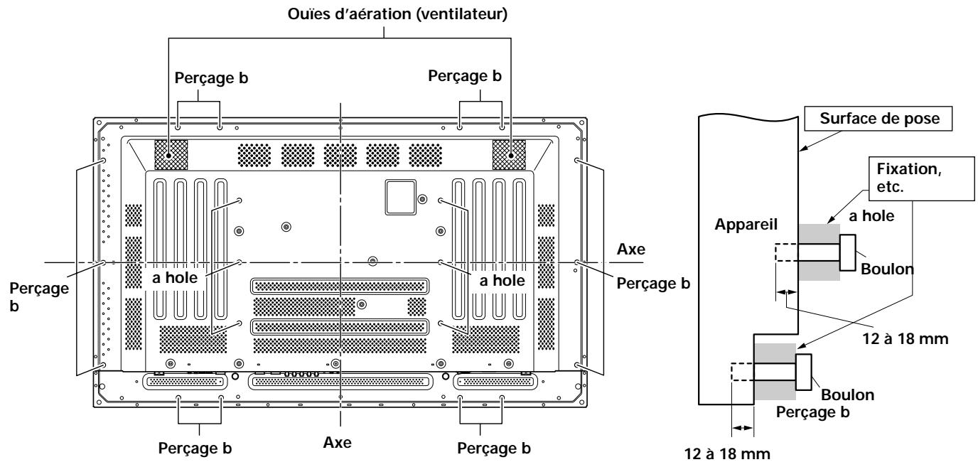 HITACHI CMP5000WXU - Accrochage de I'ecran à plasma à un mur - 1