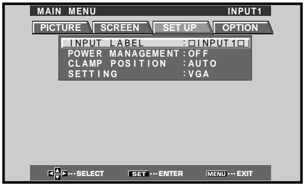 HITACHI CMP5000WXU - Mise en œuvre de CLAMP POSITION - 2