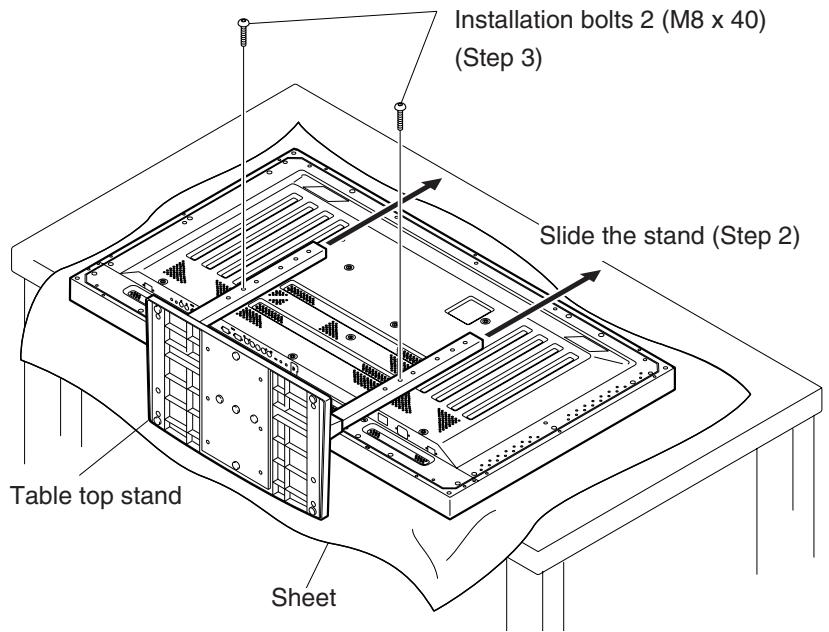 HITACHI CMP5000WXU - Stand attaching to the Plasma Display - 1