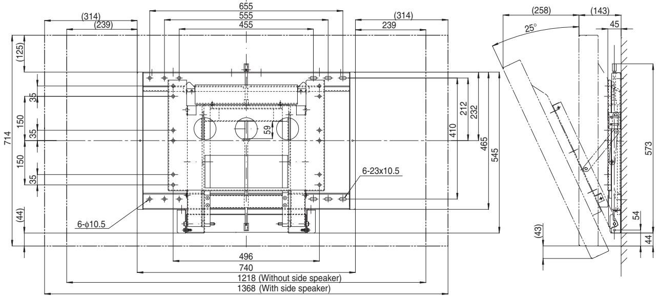 HITACHI CMP5000WXU - External Dimensions - 2