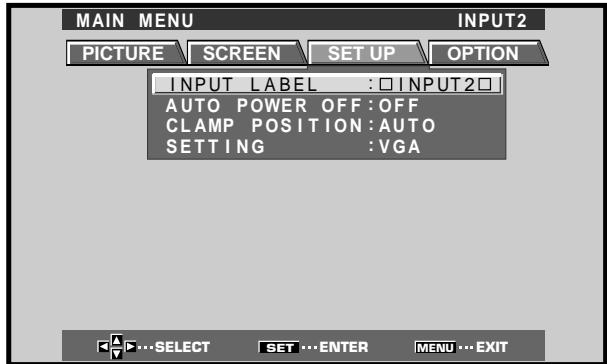HITACHI CMP5000WXU - [A l'emploi de la prise INPUT 2] - 1