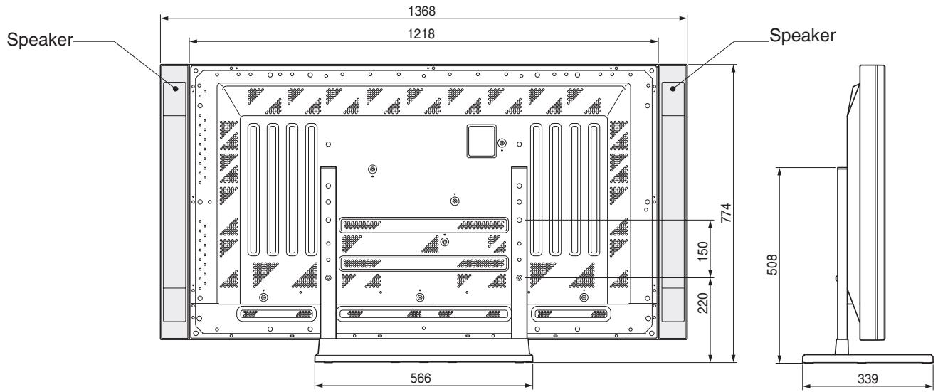 HITACHI CMP5000WXU - Dimensions Diagram - 3
