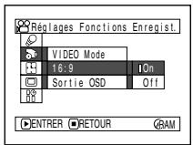 HITACHI DZ-BX31E - RéGLAGE DU MODE GRAND ÉCRAN (MODE 16:9) - 3