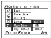 HITACHI DZ-BX31E - Changement du réglage de la démonstration - 1