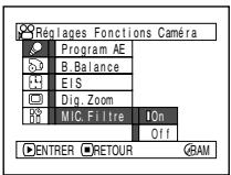 HITACHI DZ-BX31E - ATTENUATION DU BRUIT DU VENT PENDANT L'ENREGISTREMENT (MIC. Filtre) - 1