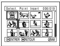 HITACHI DZ-BX31E - ARRANGEMENT DE L'ORDRE DES SCENES (DEPLACER) - 2