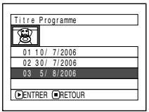 HITACHI DZ-BX31E - CHANGEMENT DU TITRE D'UN PROGRAMME (TITRE) - 1