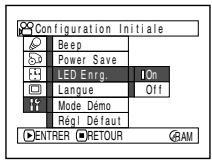 HITACHI DZ-BX31E - ACTIVATION OU DÉSACTIVATION DU TÉMOIN DE TOURNAGE (LED ENRG.) - 2