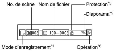 HITACHI DZ-BX31E - - Changement du mode d'affichage des informations - 2