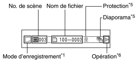 HITACHI DZ-BX31E(UK) - Changement du mode d'affichage des informations - 2