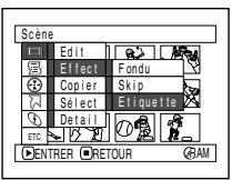 HITACHI DZ-BX31E(UK) - CHANGEMENT DE VIGNETTES (EFFET - ETIQUETTE) - 5