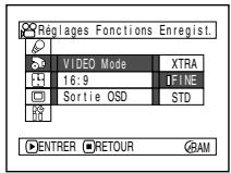 HITACHI DZ-BX31E(UK) - CHANGEMENT DE LA QUALITÉ D'UN FILM (MODE VIDÉO) - 1