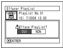 HITACHI DZ-BX31E(UK) - SUPPRESSION D'UNE LISTE DE LECTURE (EFFACER) - 2