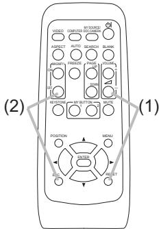 HITACHI ED-D10 - Modifier la fréquence du signal de la télécommande - 1