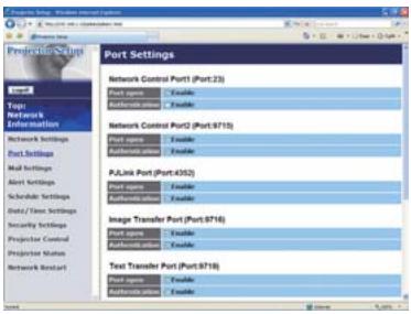 HITACHI ED-D10 - Port Settings (Paramètres de Port) - 1