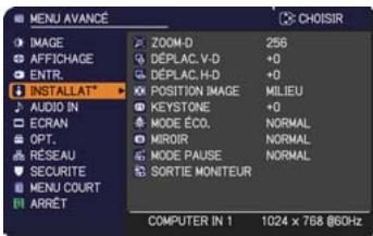 HITACHI ED-D11 - Menu INSTALLAT - 1