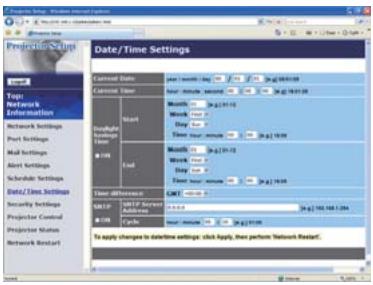 HITACHI ED-D11 - Date/Time Settings (Paramètres Date/Heure) - 1