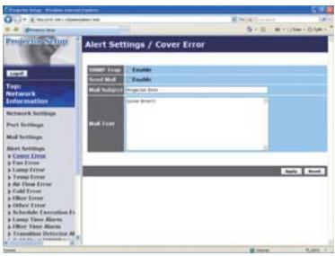 HITACHI ED-D11 - Alert Settings (Paramètres Alerte) - 1