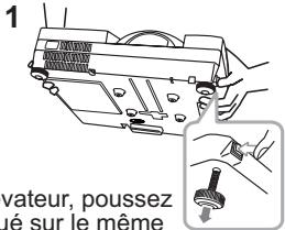 HITACHI ED-D11 - Régler l'élevateur du projecteur - 2