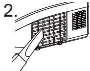 HITACHI ED-D11 - Nettoyer et remplacer le filtré à air - 1