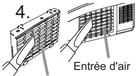 HITACHI ED-D11 - Nettoyer et remplacer le filtré à air - 3