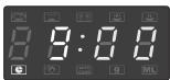 HITACHI MGE23 - Réglage de l'horloge - 2