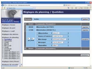 HITACHI CP-X2011N - Prévision d'evénements - 1