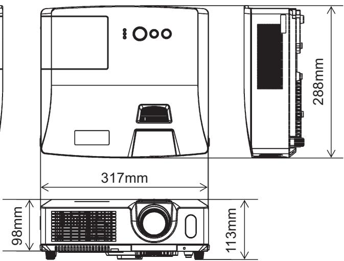 HITACHI CP-X2011N - \section*{Caracteristiques techniques (suite)} - 3