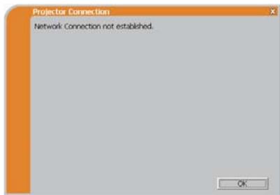 HITACHI CP-X2011N - Erreur de connexion - 1