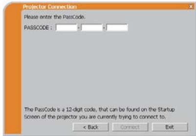 HITACHI CP-X2011N - Tapez le Passcode - 1