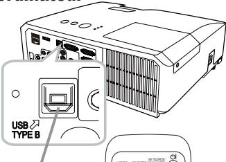HITACHI CP-X2511N - Utiliser la télécommande en tant que souris et clavier d'ordinateur - 1