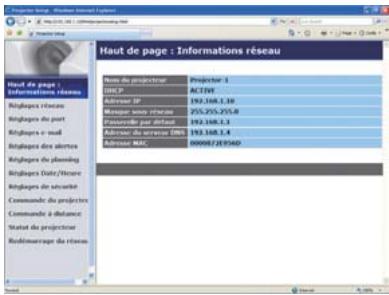 HITACHI CP-X2511N - Informations réseau - 1