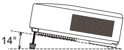 HITACHI CP-X2511N - Réglage de l'élévateur du projecteur - 3