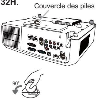 HITACHI CP-X2511N - Remplacement de la pile d'horloge interne - 1