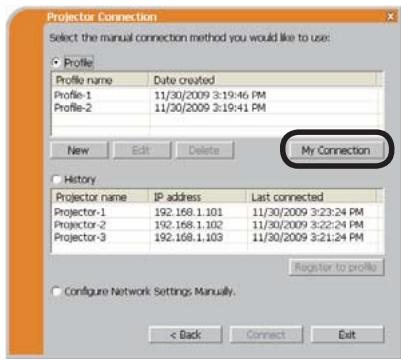 HITACHI CP-X2511N - Enregister Ma Connexion - 1